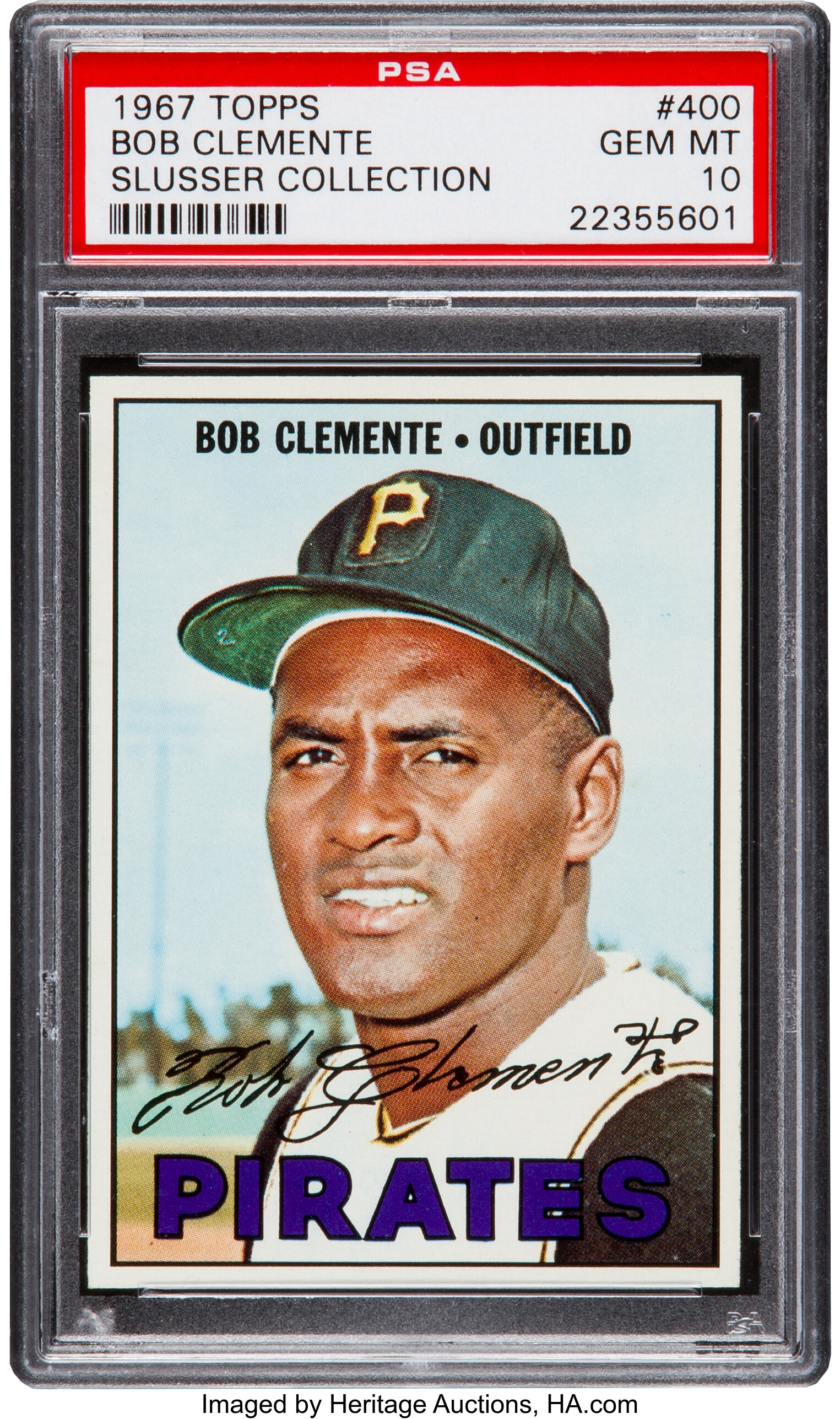 1967 Topps Roberto Clemente #400 PSA Gem Mint 10 (Pop One) - The | Lot ...