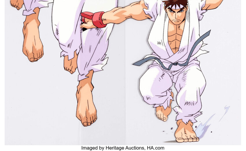 Ryu Character Concept Art, Images, Street Fighter II, Museum