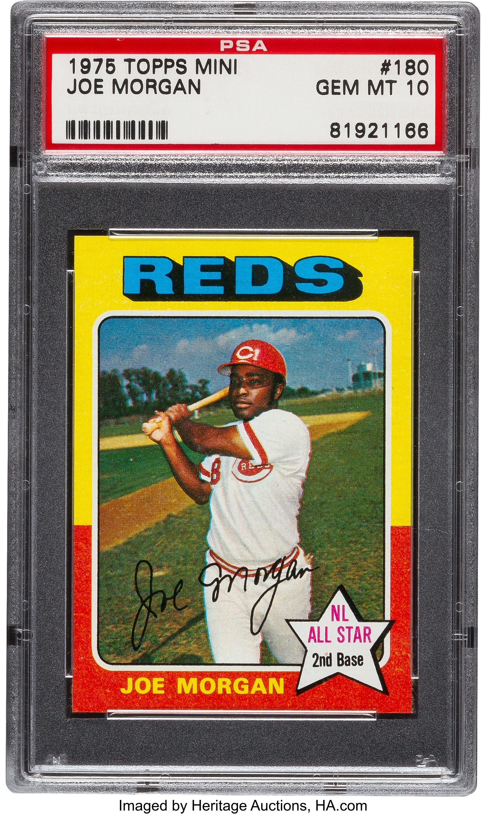 Joe Morgan 1975 Topps Baseball #180 Reds