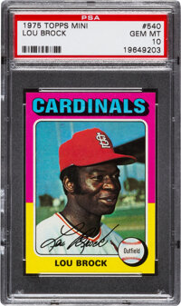 Sold at Auction: 1971 Topps Baseball Card #625 Lou Brock Cardinals