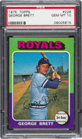 Sold at Auction: 1975 Topps George Brett Rookie Card - Low grade