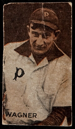 1910 Orange Borders Honus Wagner.  Baseball Cards Singles, Lot #41003