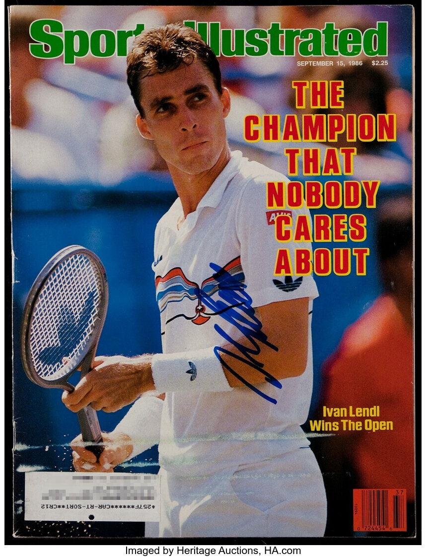 Ivan Lendl Signed Sports Illustrated Magazine.... Miscellaneous | Lot  #41159 | Heritage Auctions