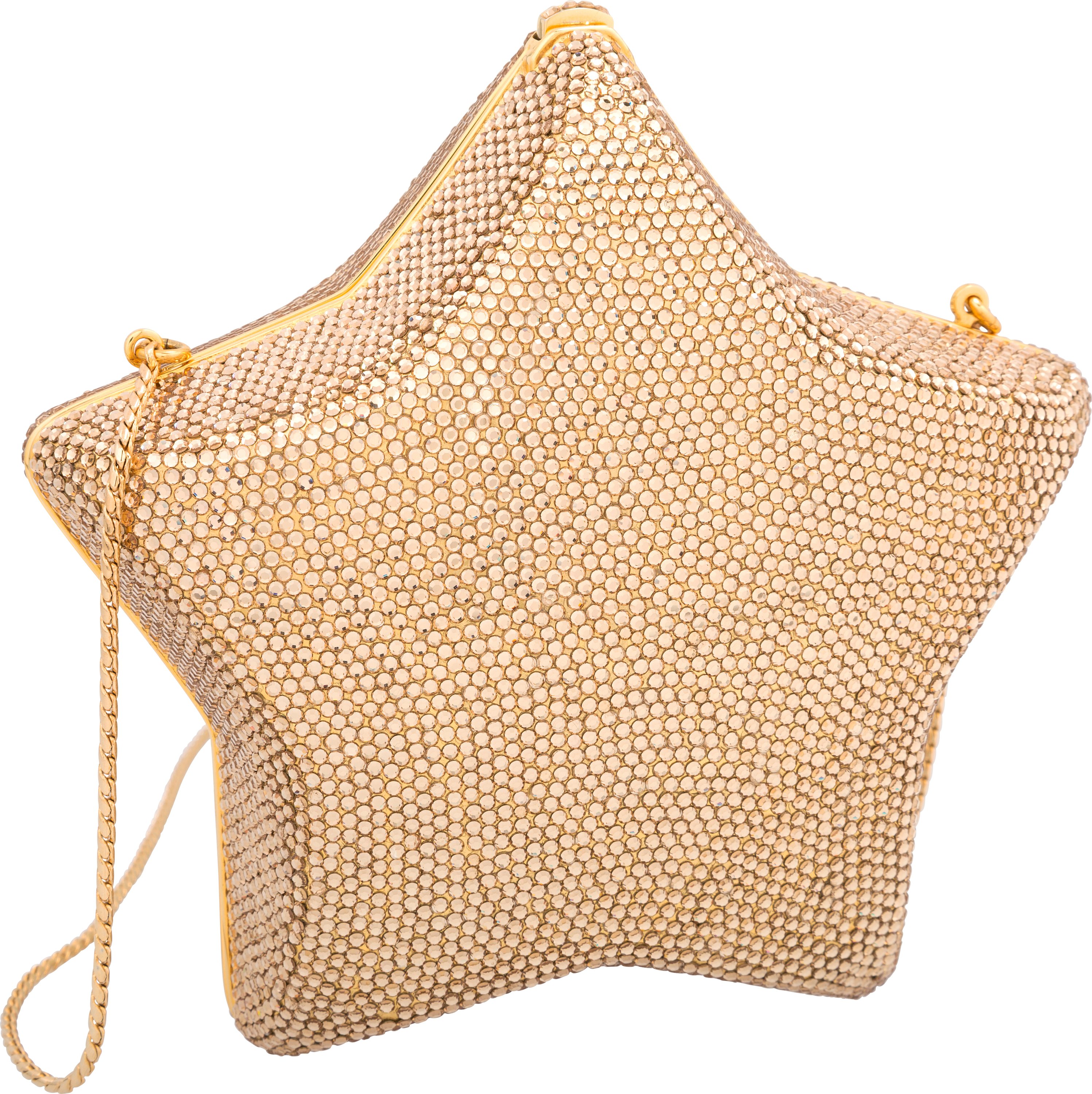 Judith Leiber Money Bags Crystal-embellished Minaudiã¨re In Gold