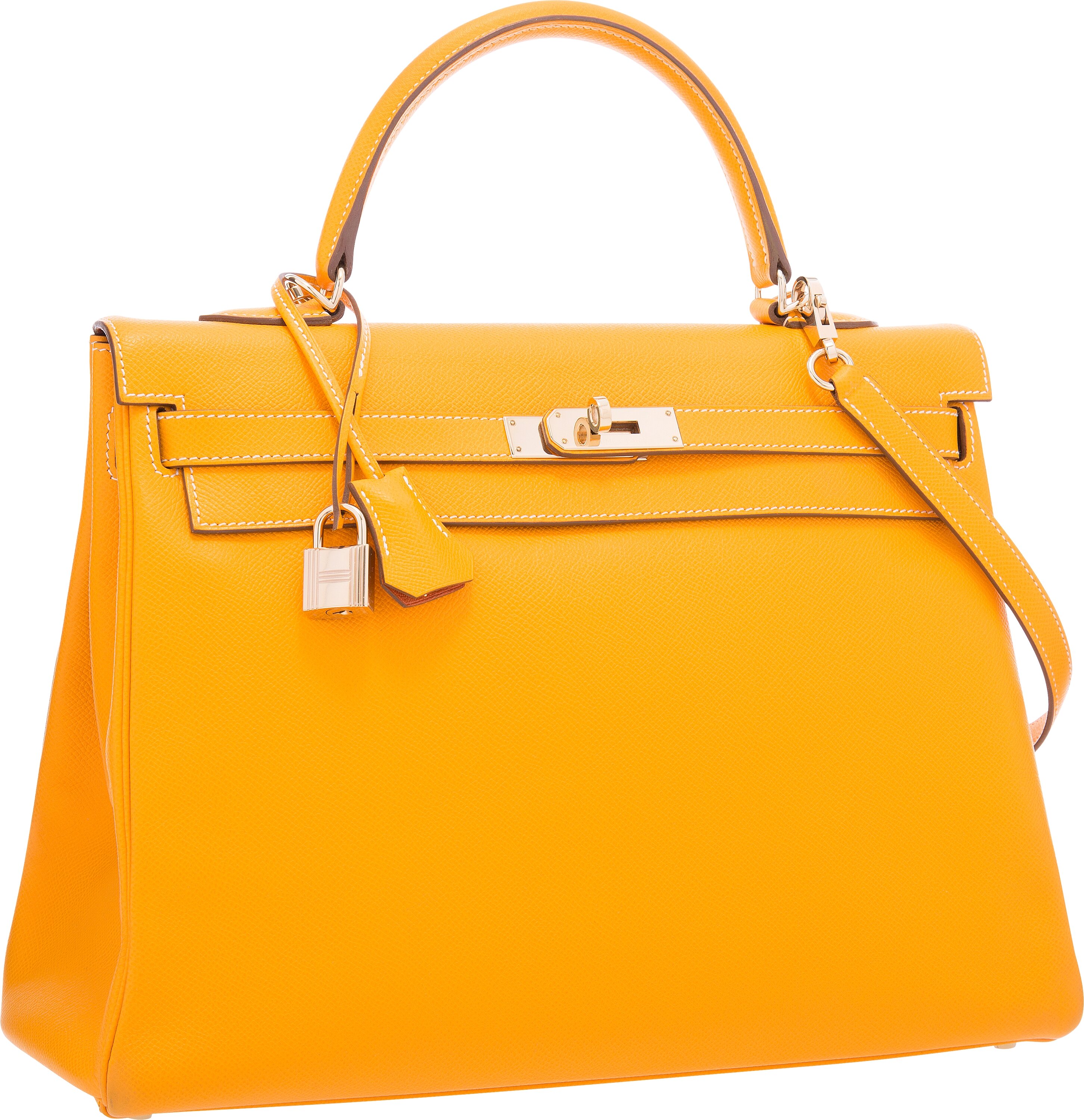 HERMES LIMITED EDITION BIRKIN 35 JAUNE D'OR & POTIRON