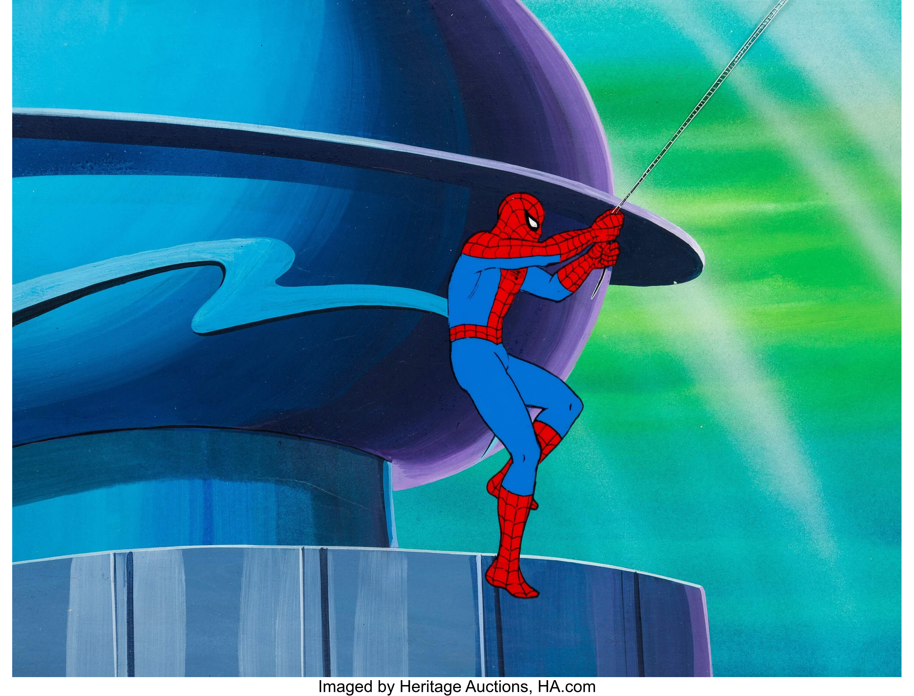 Spider-man and his Amazing Friends Cel - The Origin of Iceman & Videoman!,  in Tommy S's Spider-man and His Amazing Friends Animation Art - S2 Comic  Art Gallery Room