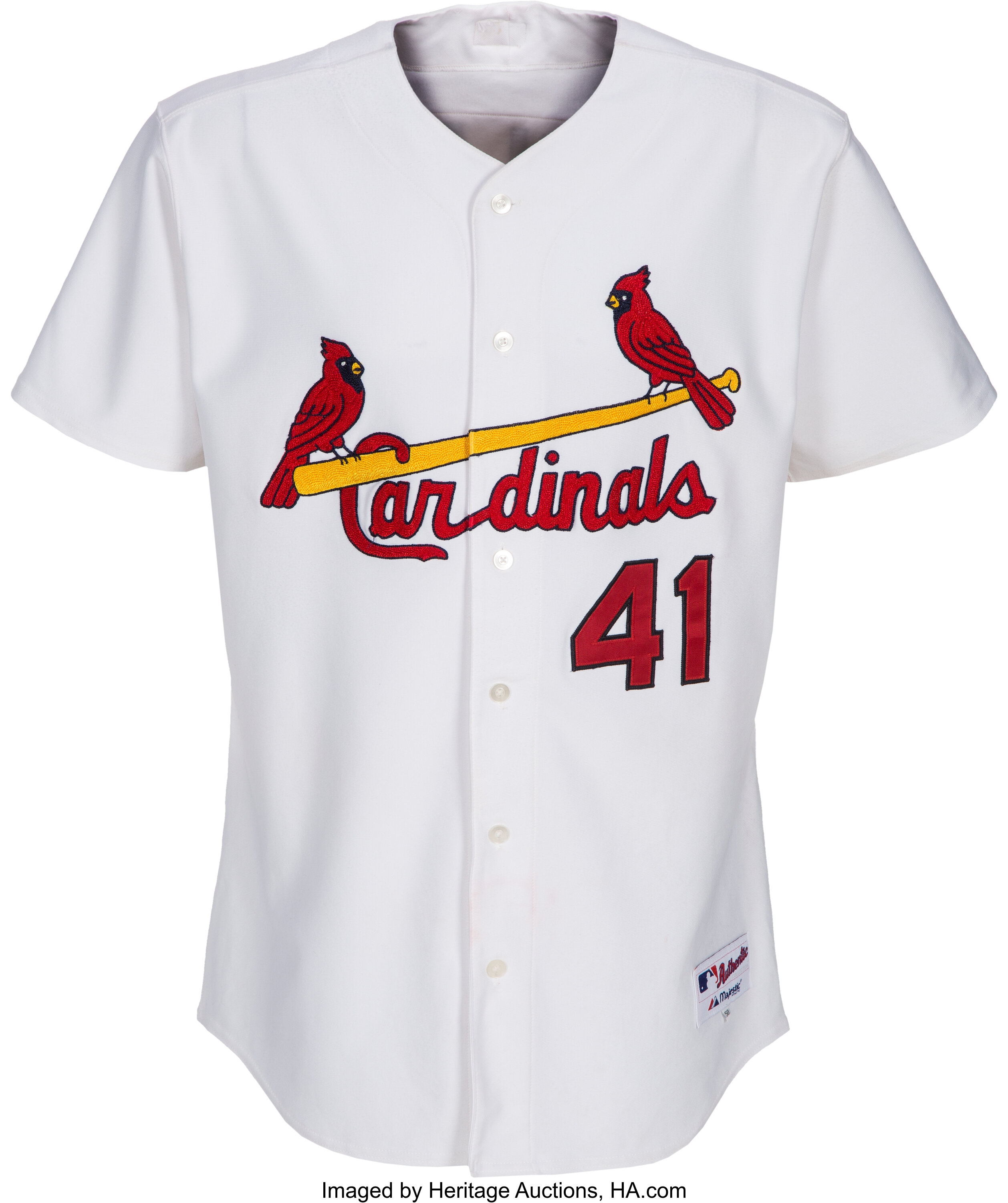 Authentic Yadier Molina Cardinals Players Weekend Nickname LLWS Jersey 48