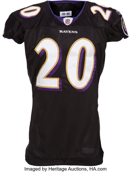 2008 Ed Reed Game Worn Baltimore Ravens Jersey. Football Lot 82216 Heritage Auctions