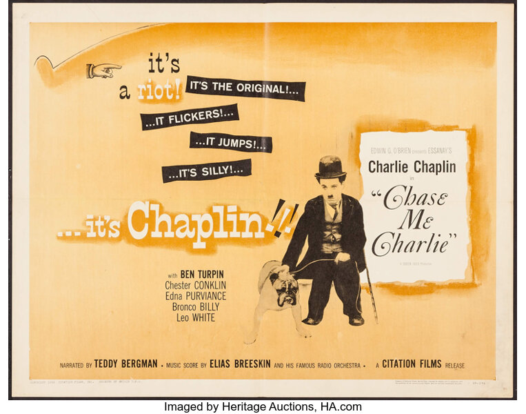 Chase Me Charlie Citation Films R 1959 Half Sheet 22 X 28 Lot Heritage Auctions