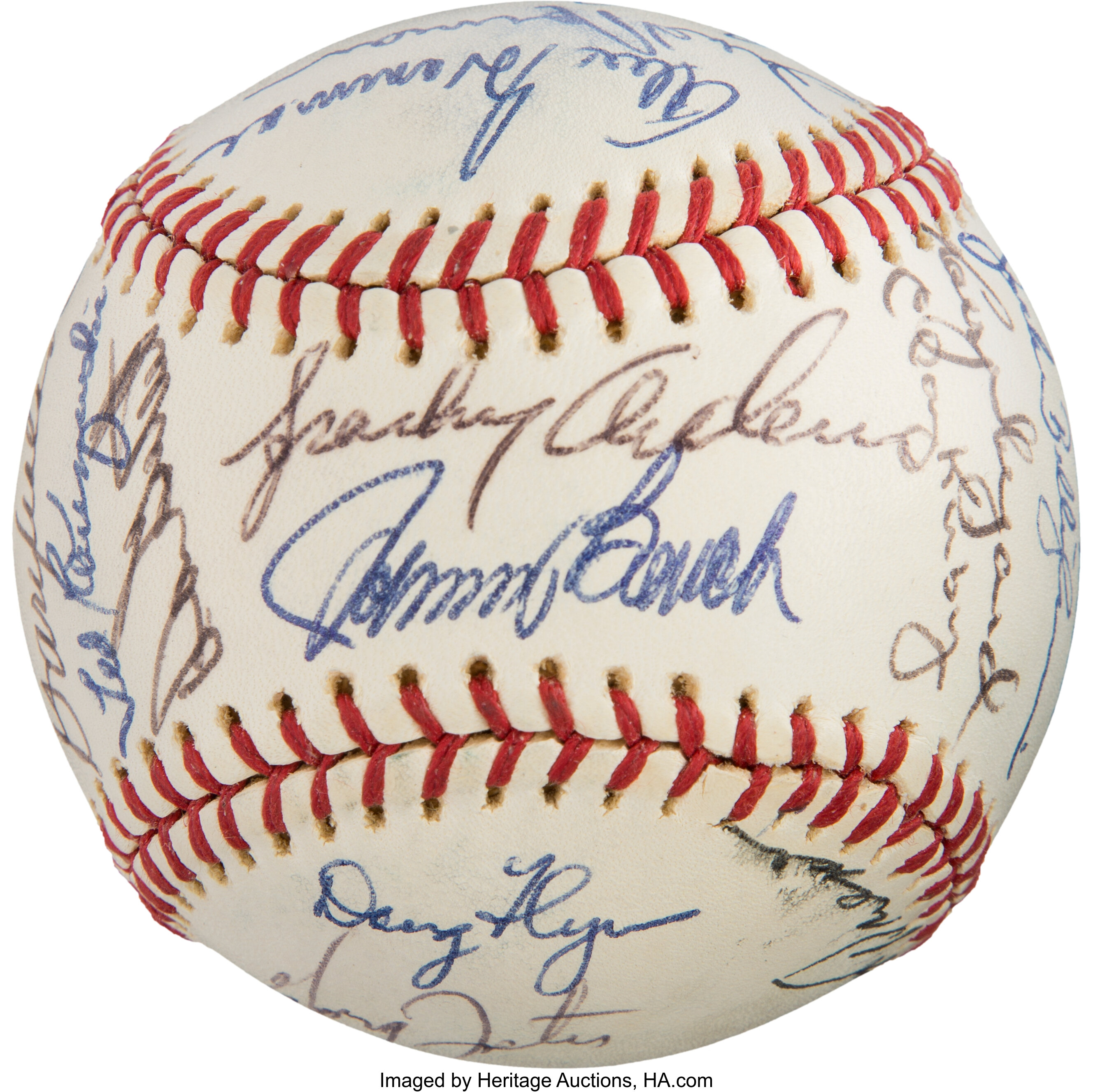 Lot Detail - 1975 Cincinnati Reds Team-Signed ONL Baseball