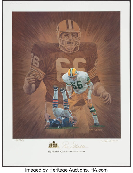 VINTAGE!! Nfl Player Ray Nitschke Vintage Shirts On Oneita V - Inspire  Uplift