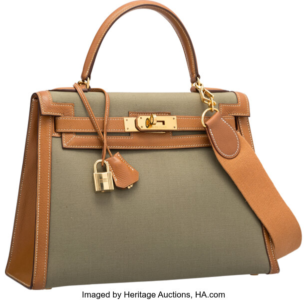 Heritage Vintage: Hermes 28 cm Gold Box Calf Leather Kelly Bag