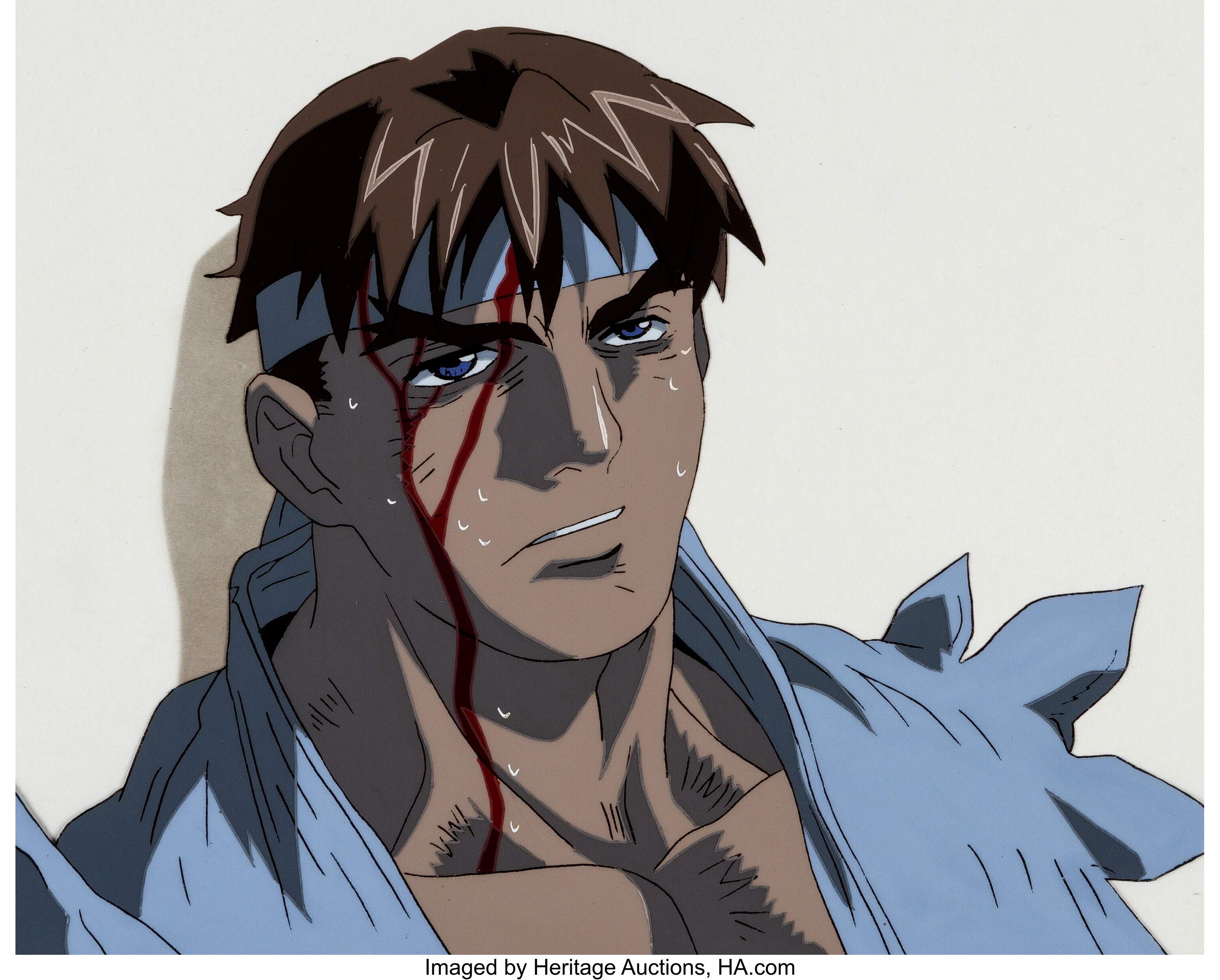 STREET FIGHTER ALPHA ZERO RYU ANIME PRODUCTION CEL 6