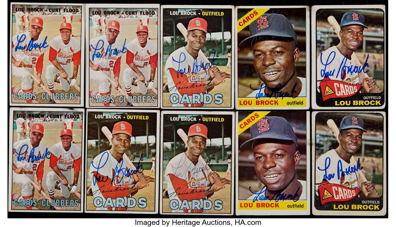 Sold at Auction: 1971 Topps Baseball Card #625 Lou Brock Cardinals