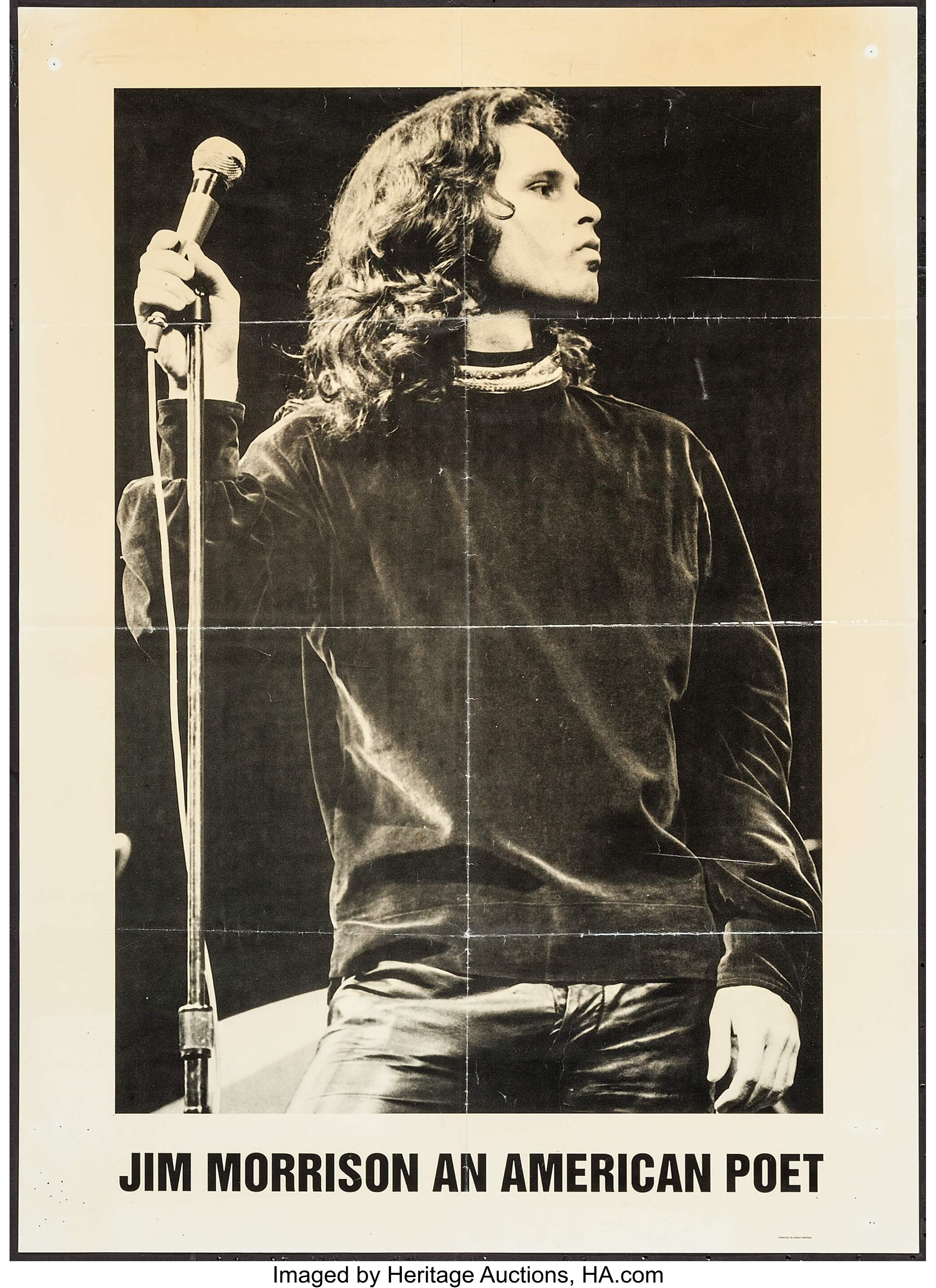 jim morrison american poet poster