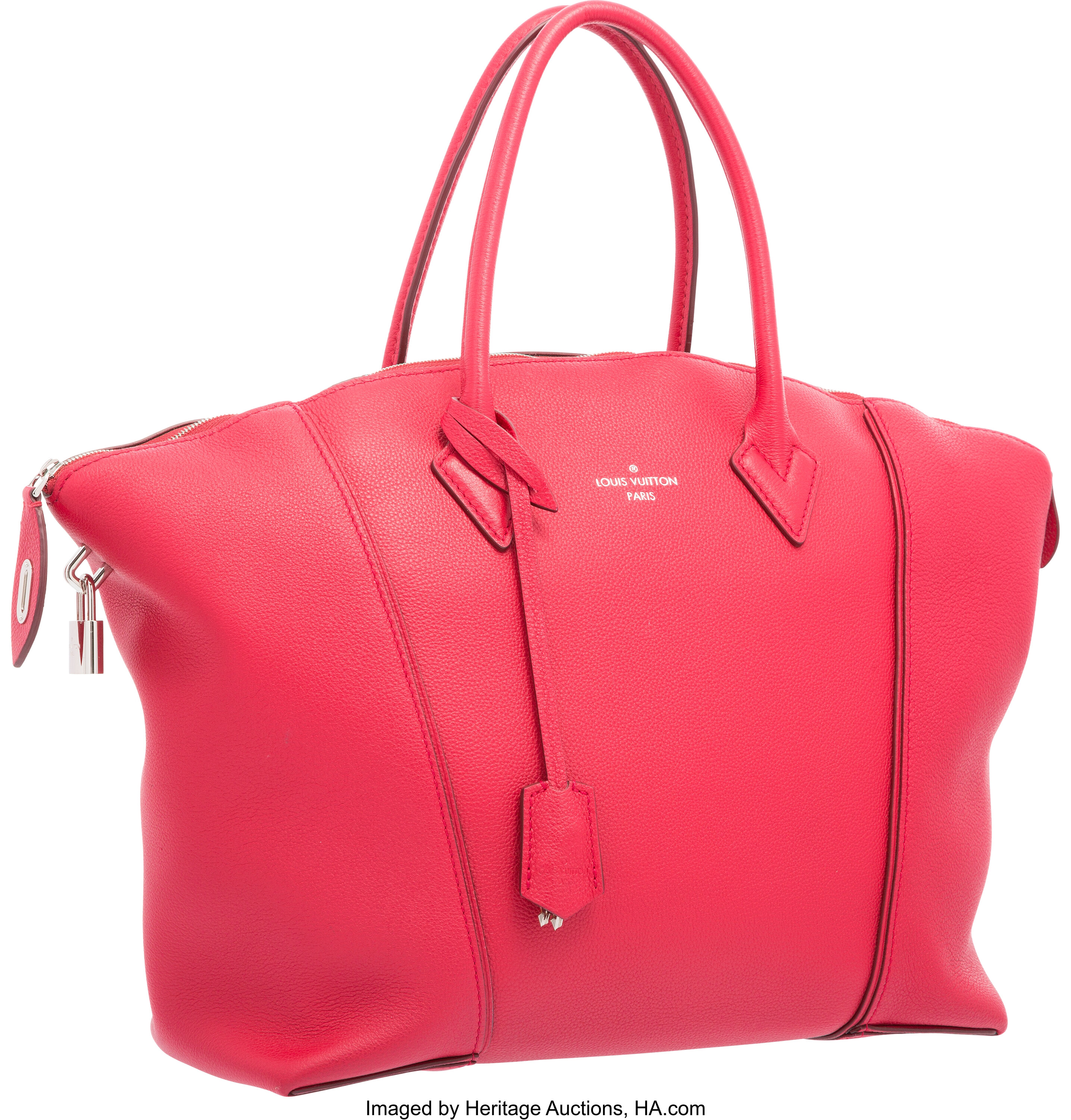 Louis Vuitton Red Leather Essentiel Cuir Boheme Cross Body Bag