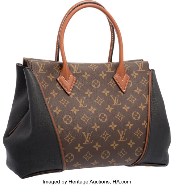 Louis Vuitton Noir Black Veau Cachemire Leather & Classic Monogram