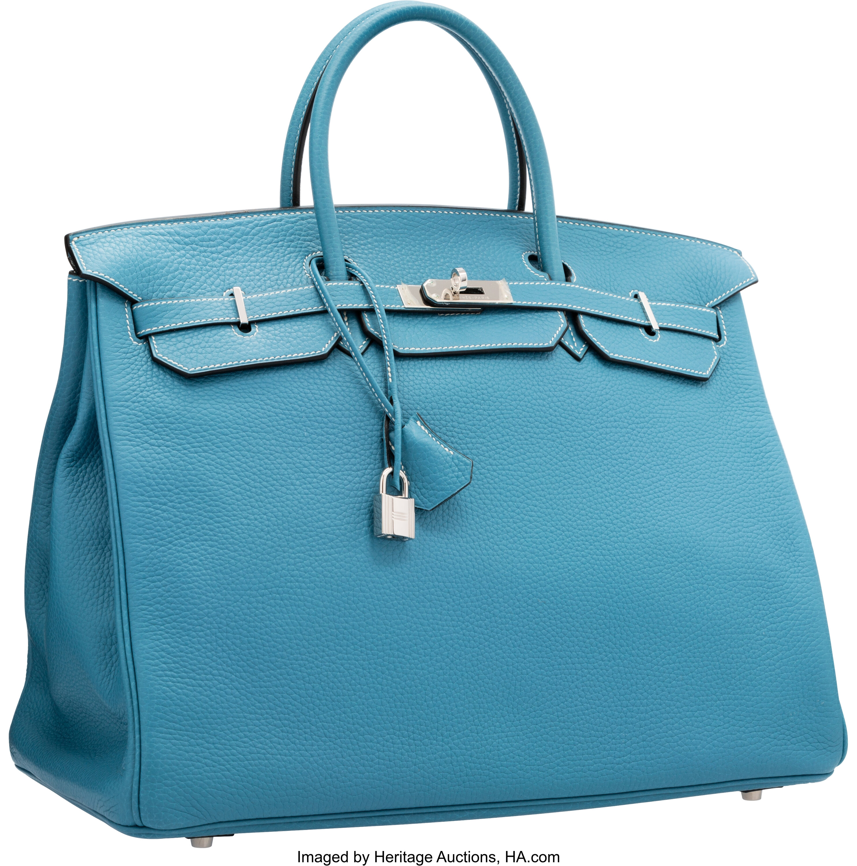 Hermes Birkin 40 Deep Blue Clemence Leather