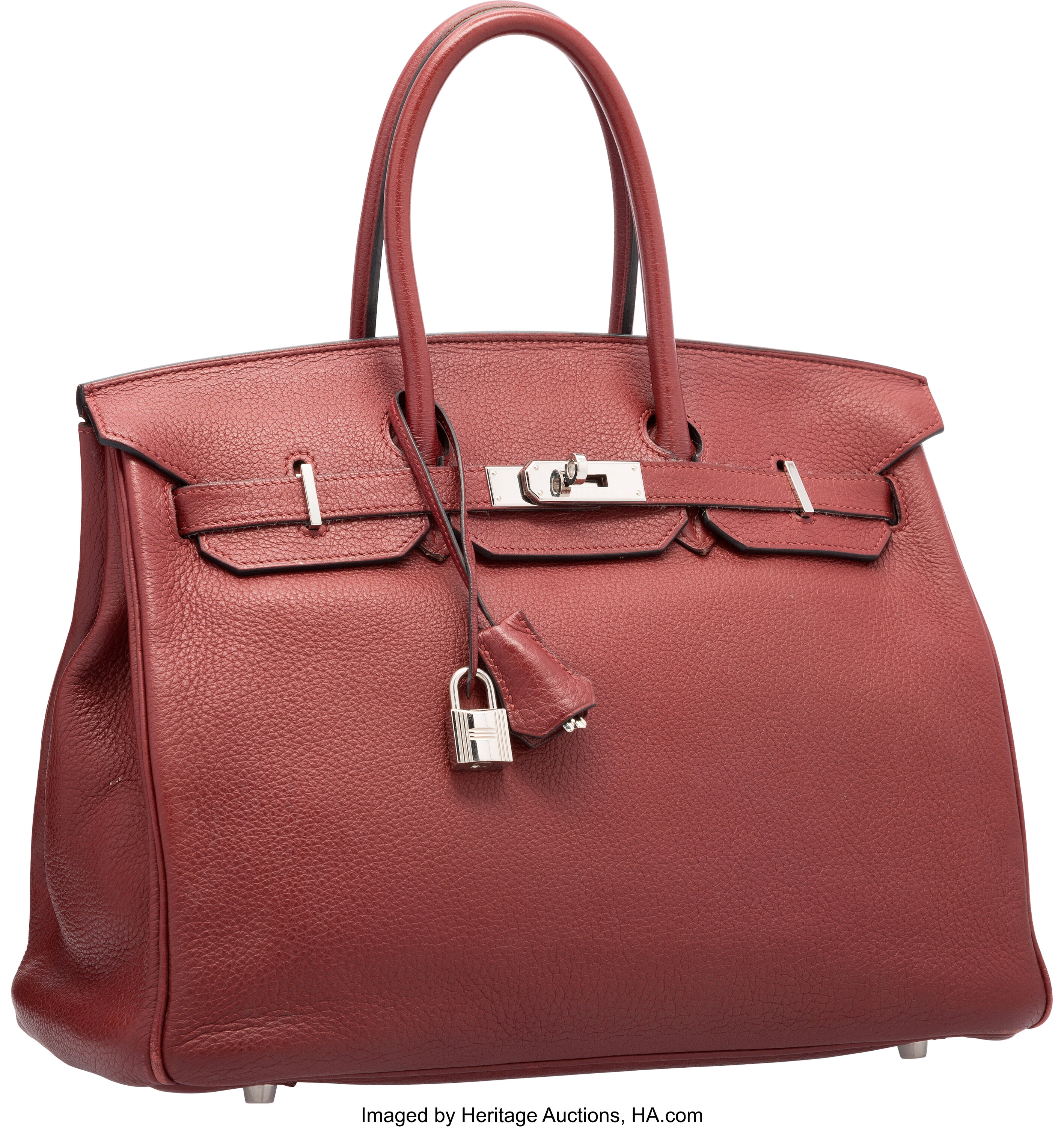 Rouge H Birkin 35cm in Togo Leather with Gold Hardware, 2012