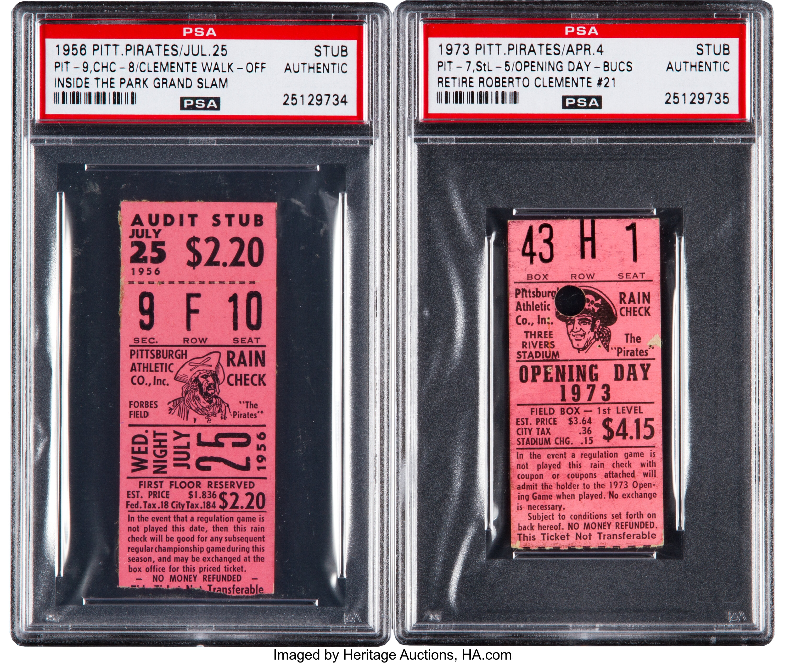 Sold at Auction: 1973 World Series Game 4 Baseball Ticket Stub