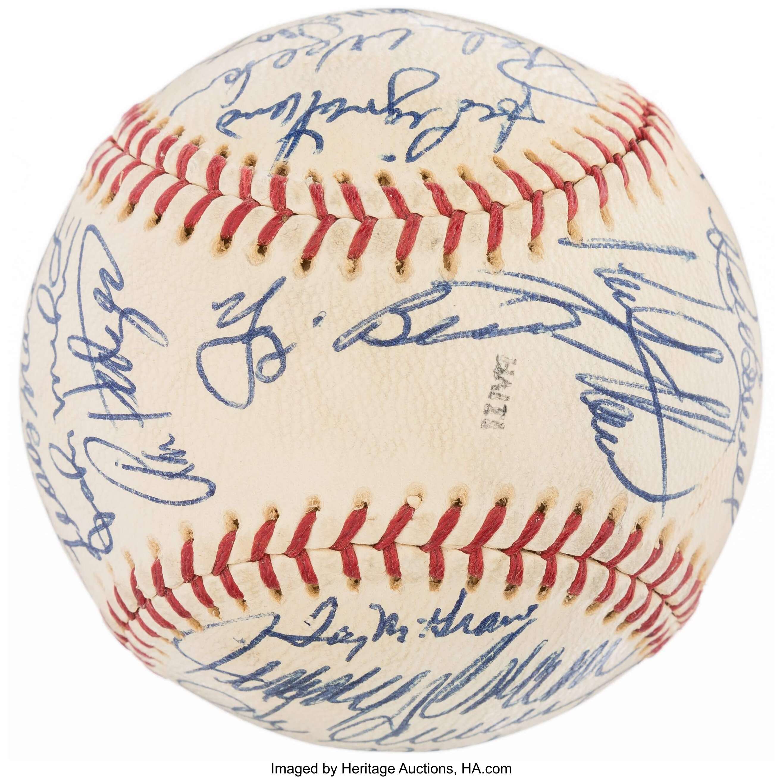 The New York Mets - Autographed Signed Baseball Circa 1974 With Co