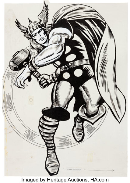 Plaque US - Thor - 30x40cm - Comics