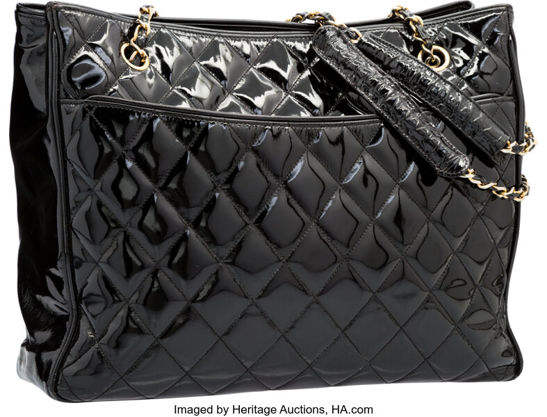 Black patent leather tote bag  Chanel: Handbags and Accessories