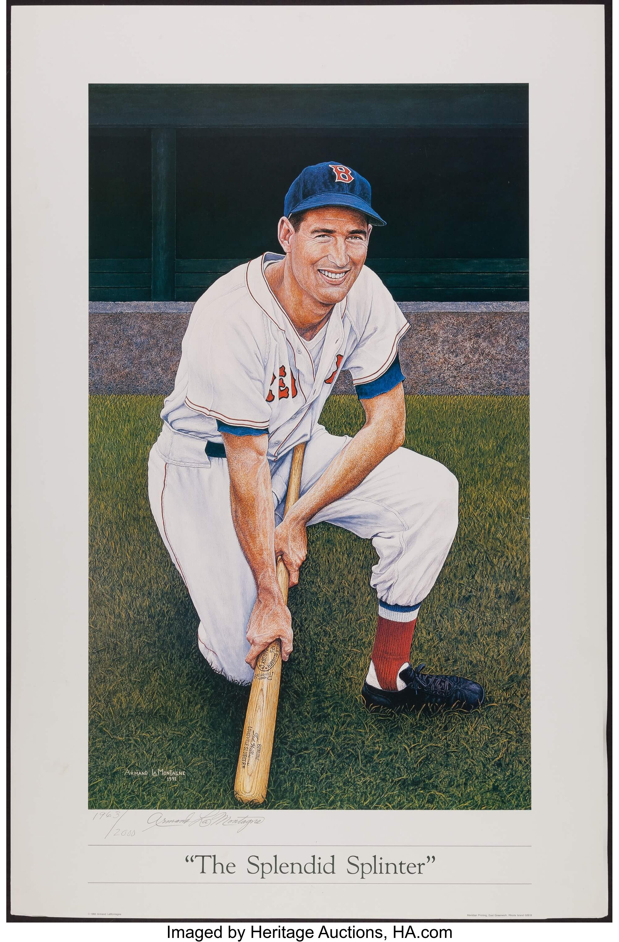 Lot Detail - Ted Williams Autographed & Inscribed Splendid