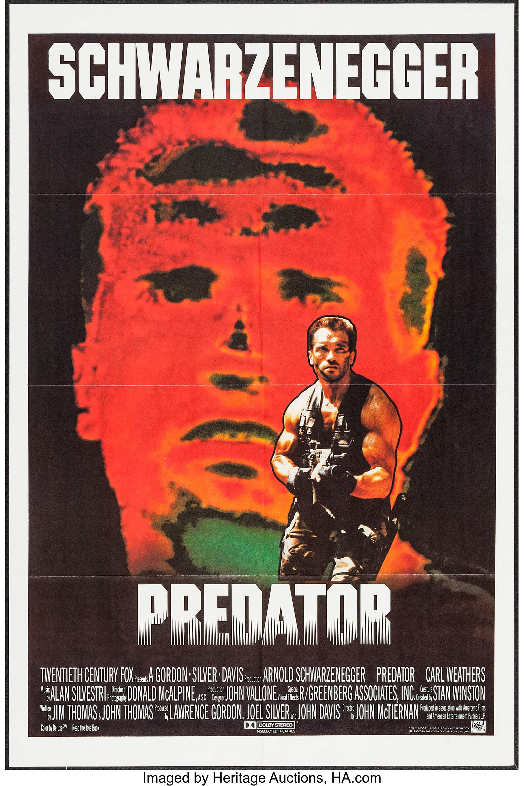 predator the movie color sheets