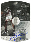 1997-98 SPx Silver Signed Michael Jordan #6. The silver variation