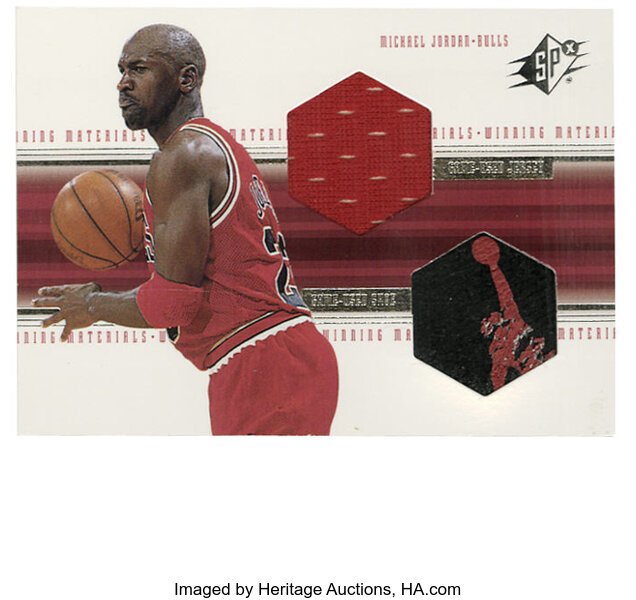 1999-00 SPx Winning Materials Michael Jordan #WM1. This SPx card