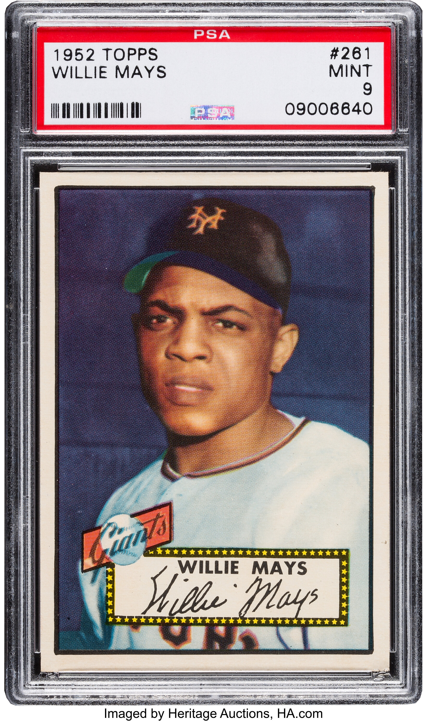 Willie Mays Autograph Memorabilia for Sale Value Guide Heritage