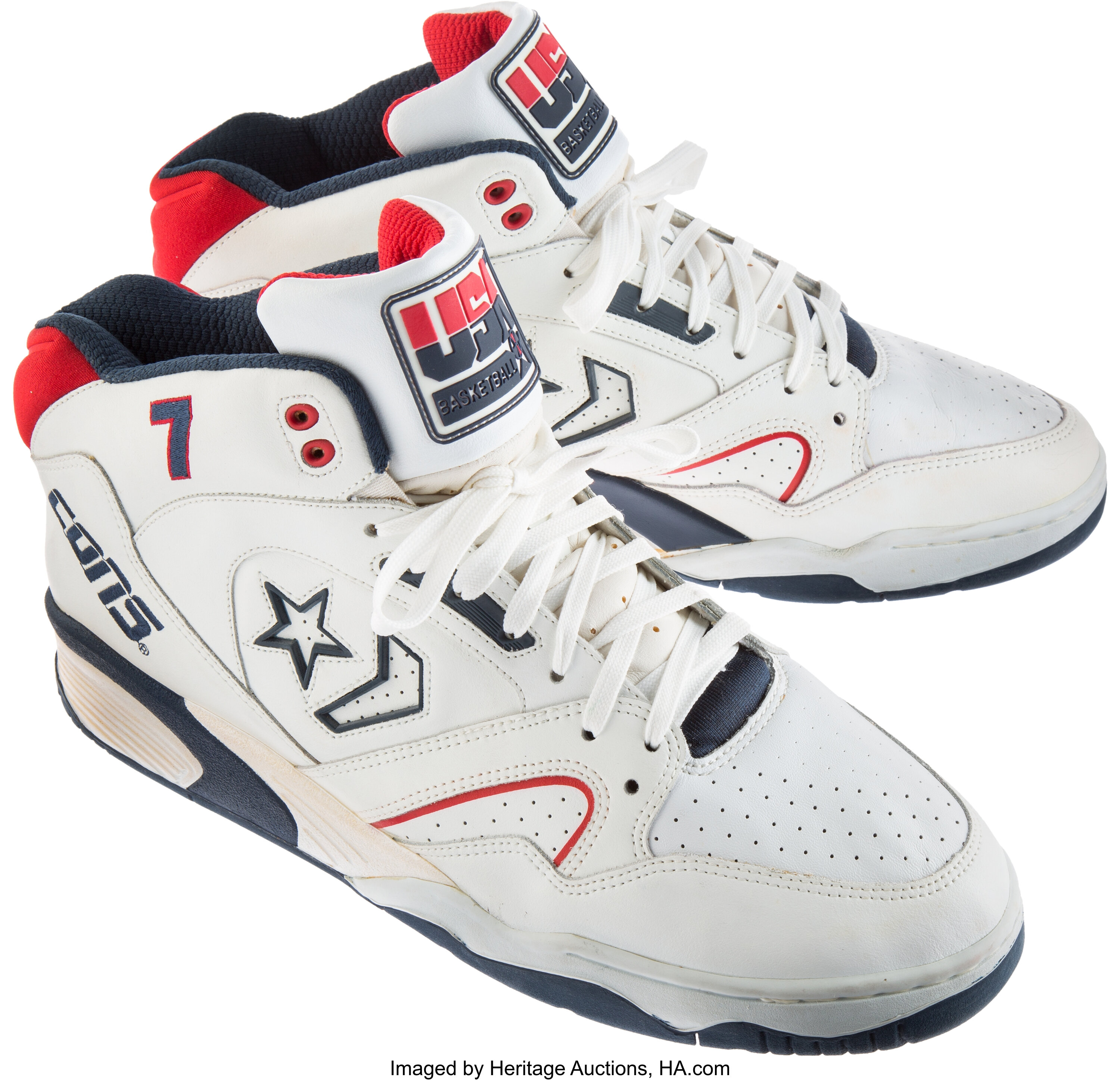 Doctor auctions Michael Jordan's 1992 Olympic shoes, U.S. Dream Team ball