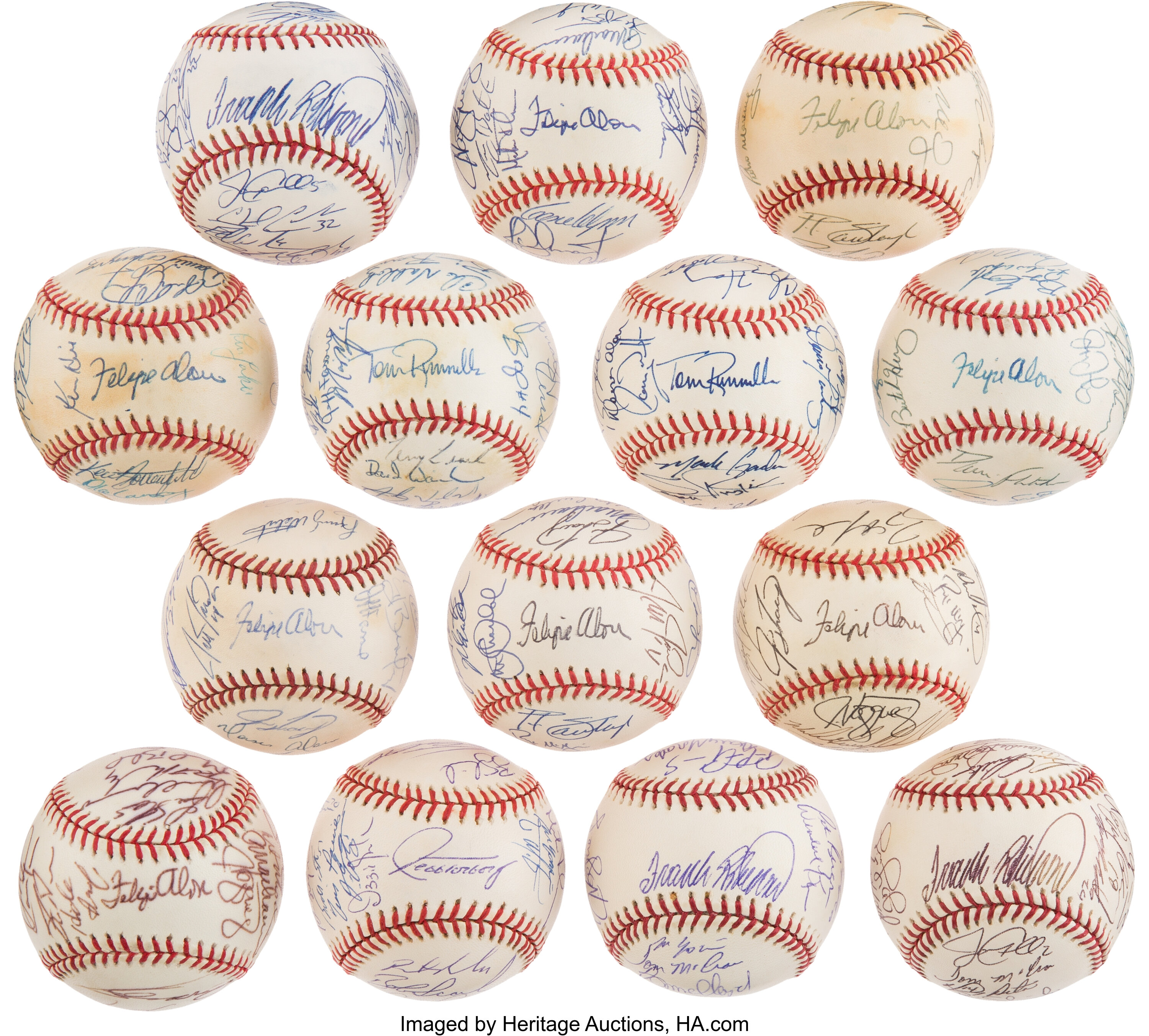 Lot Detail - 1976 Cincinnati Reds Team-Signed Baseball (JSA