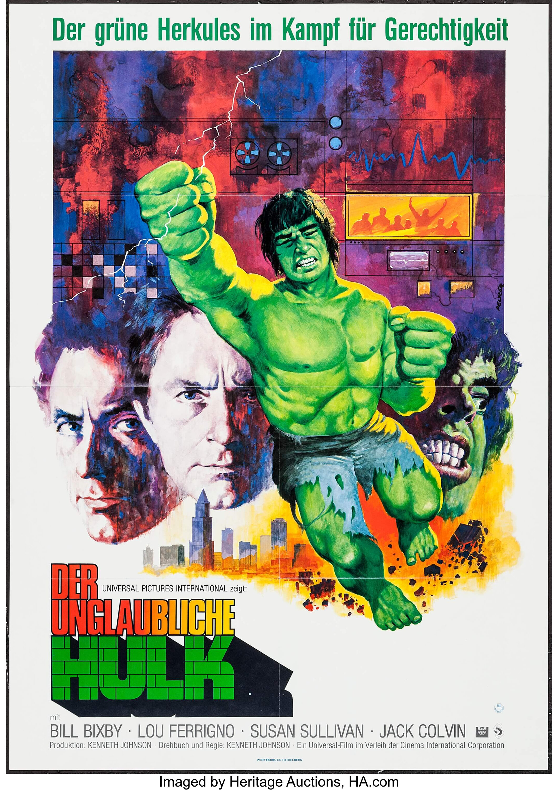 the incredible hulk 1978 poster