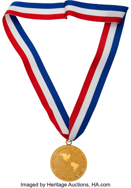 1992 Dream Team Gold Medal From the Tournament of the Americas 