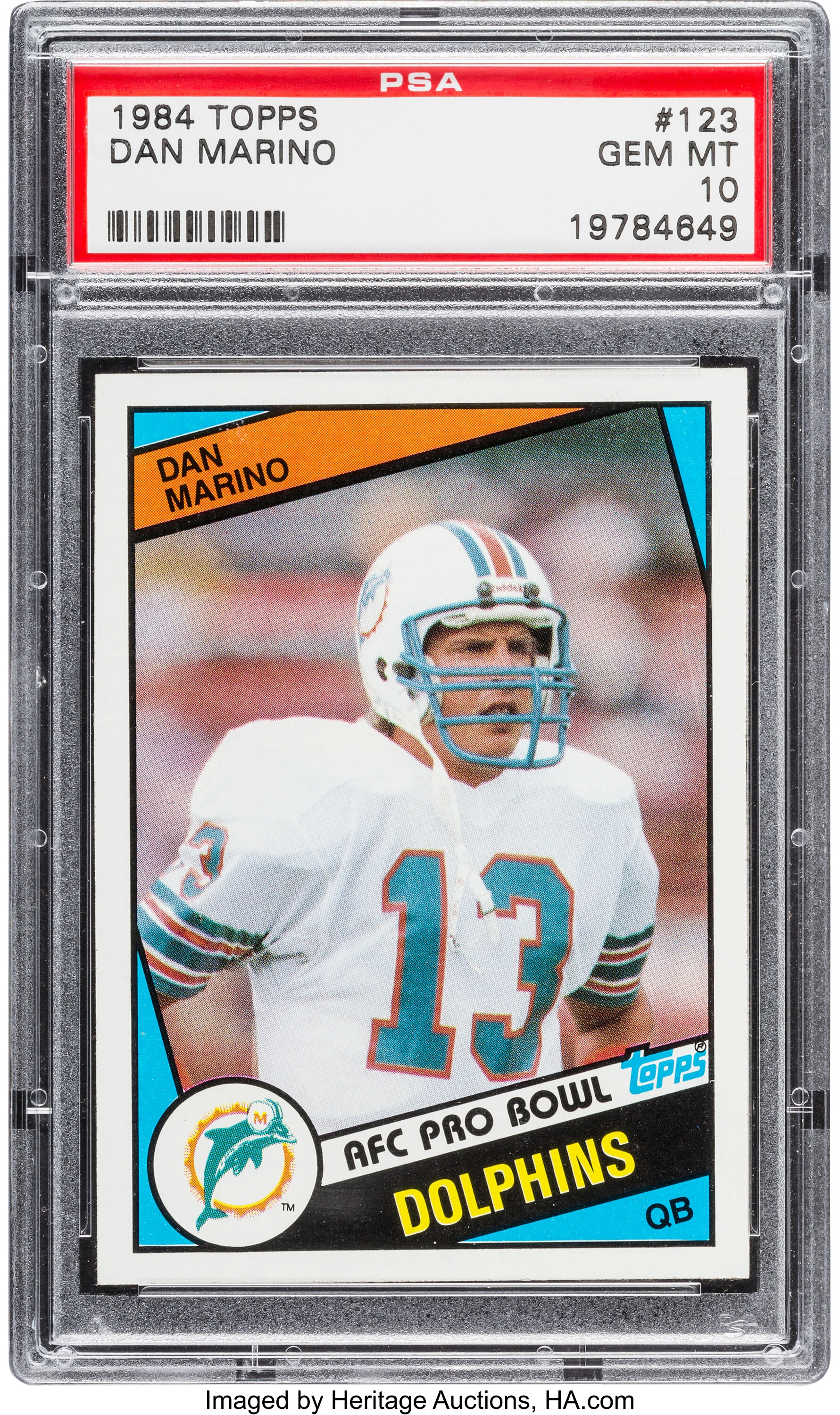 1984-topps-dan-marino-123-psa-gem-mint-10-football-cards-lot