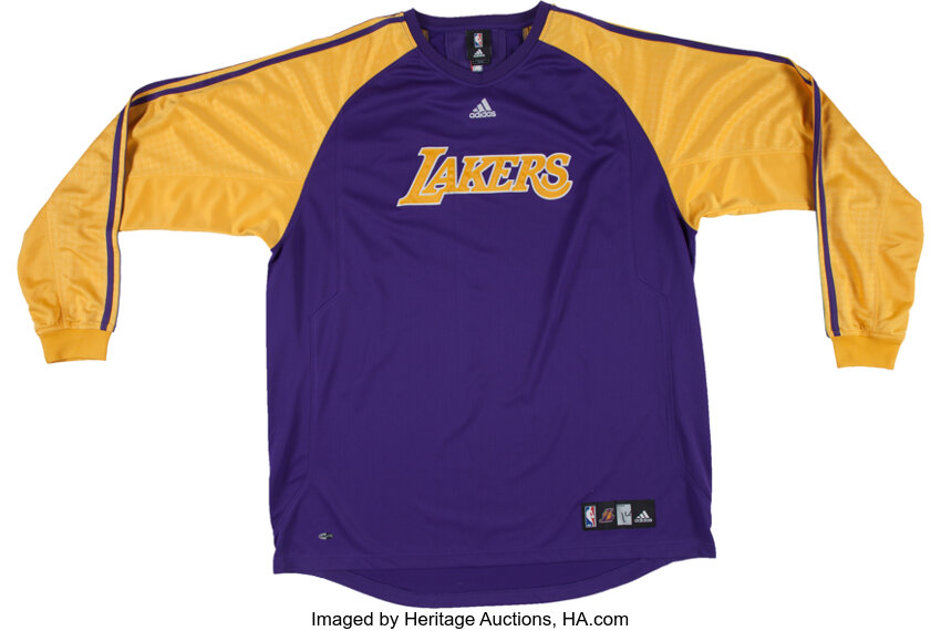 Nike Los Angeles Lakers City Edition Shooting Shirt in Yellow for