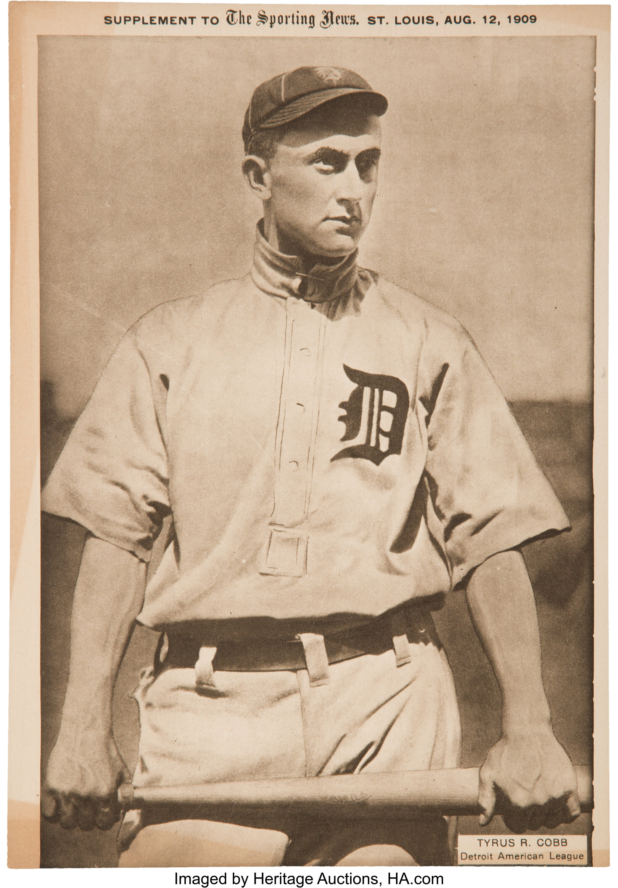 TY COBB Photo Picture DETROIT Tigers Baseball Photograph Print -  Hong  Kong