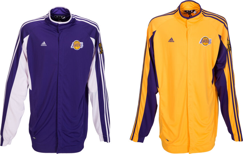 ADIDAS L.A Lakers Purple Basketball Warmup Shooting Jersey