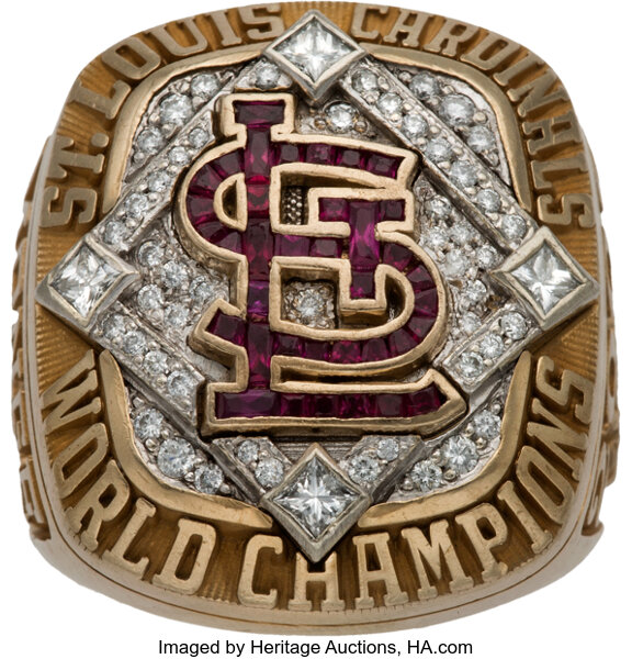 2006 Baseball World Champions Replica Ring St. Louis Cardinals EDWARD JONES