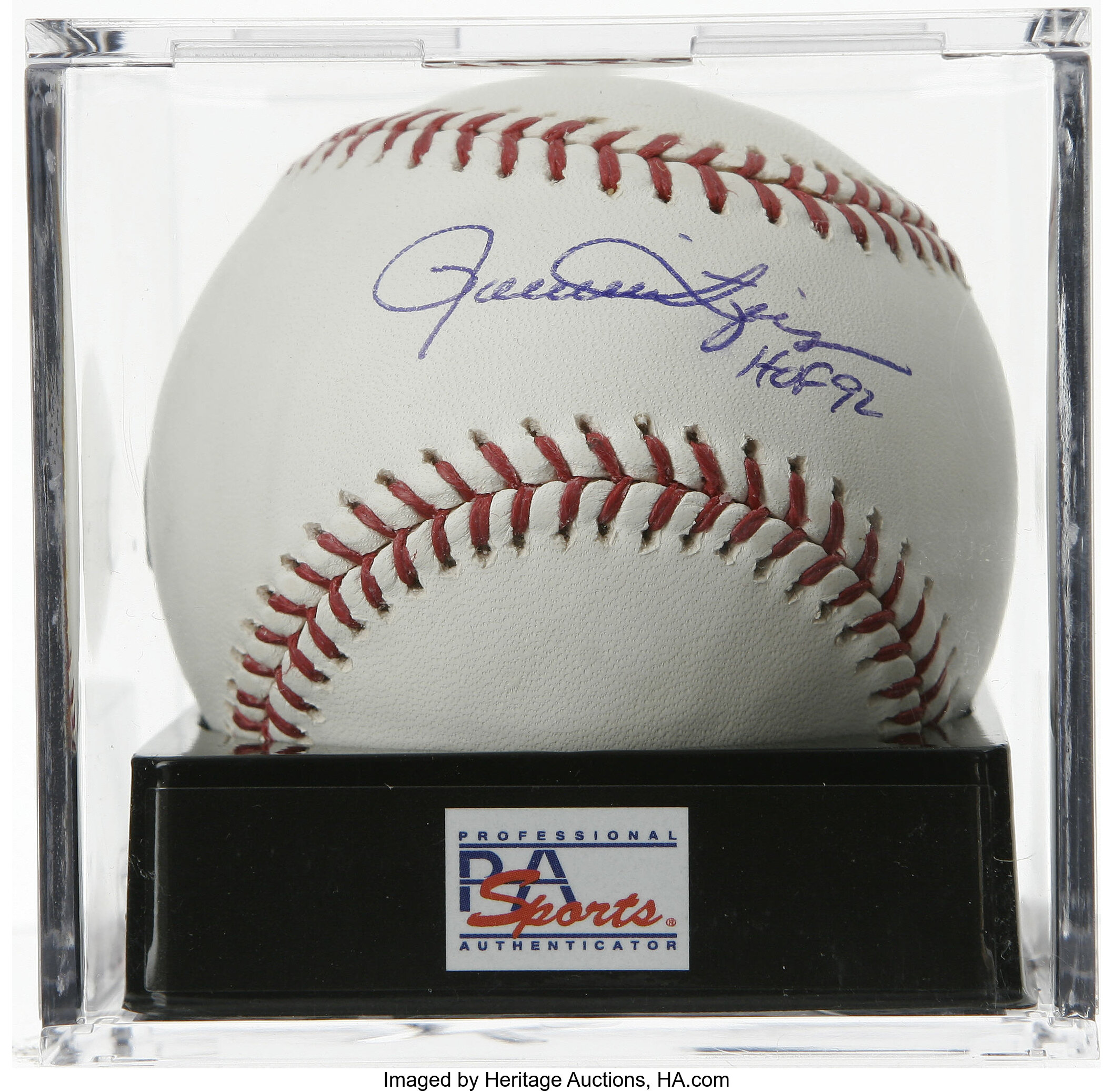 Rollie Fingers Autographed Official Hall of Fame Baseball