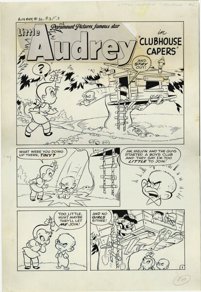 Steve Muffatti - Little Audrey #30, Complete 5-page Story