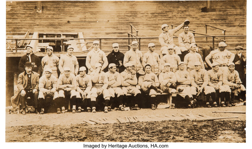 Portrait of members of the Boston Red Sox baseball team, 1908. Fotografía  de noticias - Getty Images