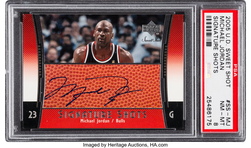  Michael Jordan Autograph Sports Card with Certificate