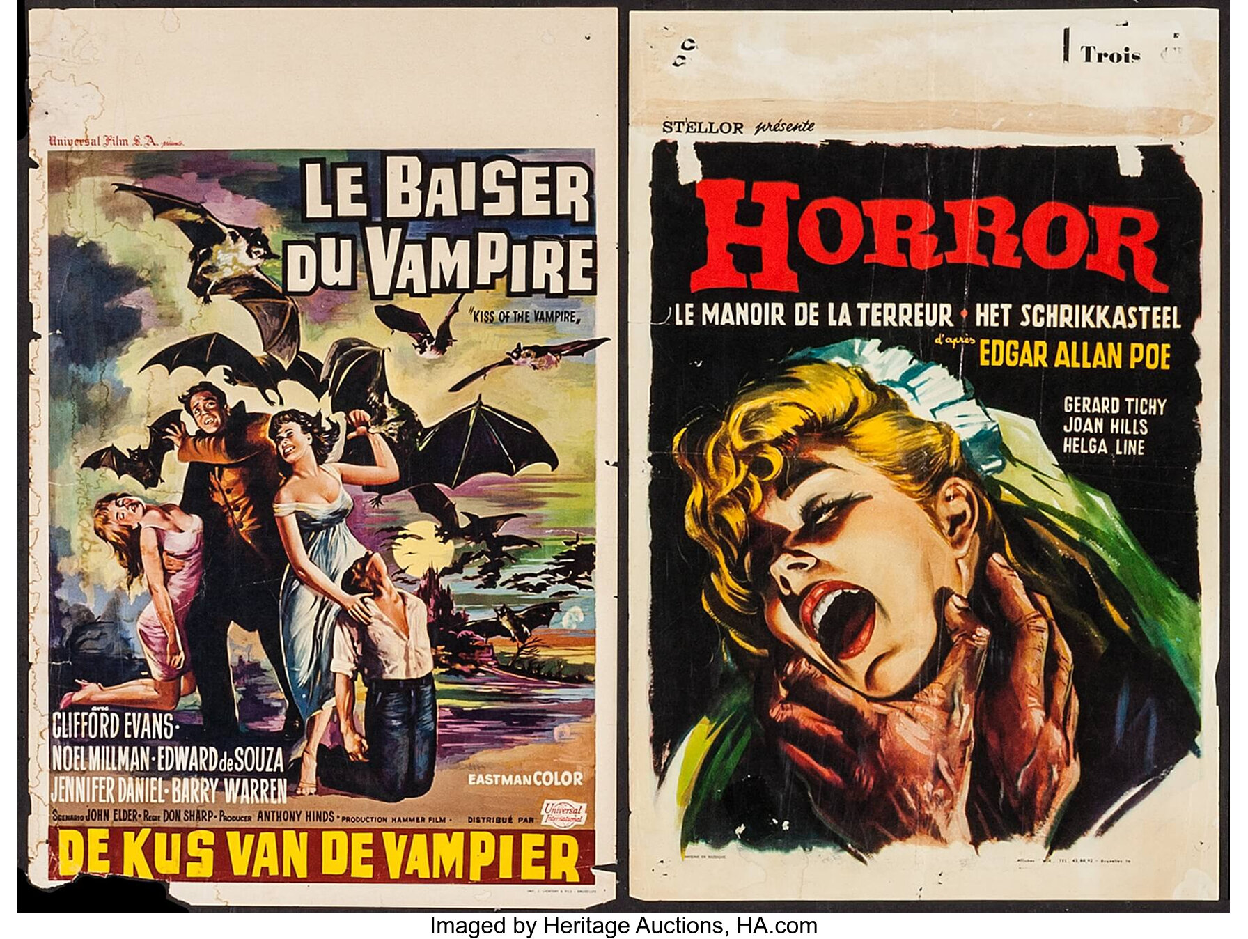 Kiss Of The Vampire Other Lot Universal International 1963 Lot 53263 Heritage Auctions