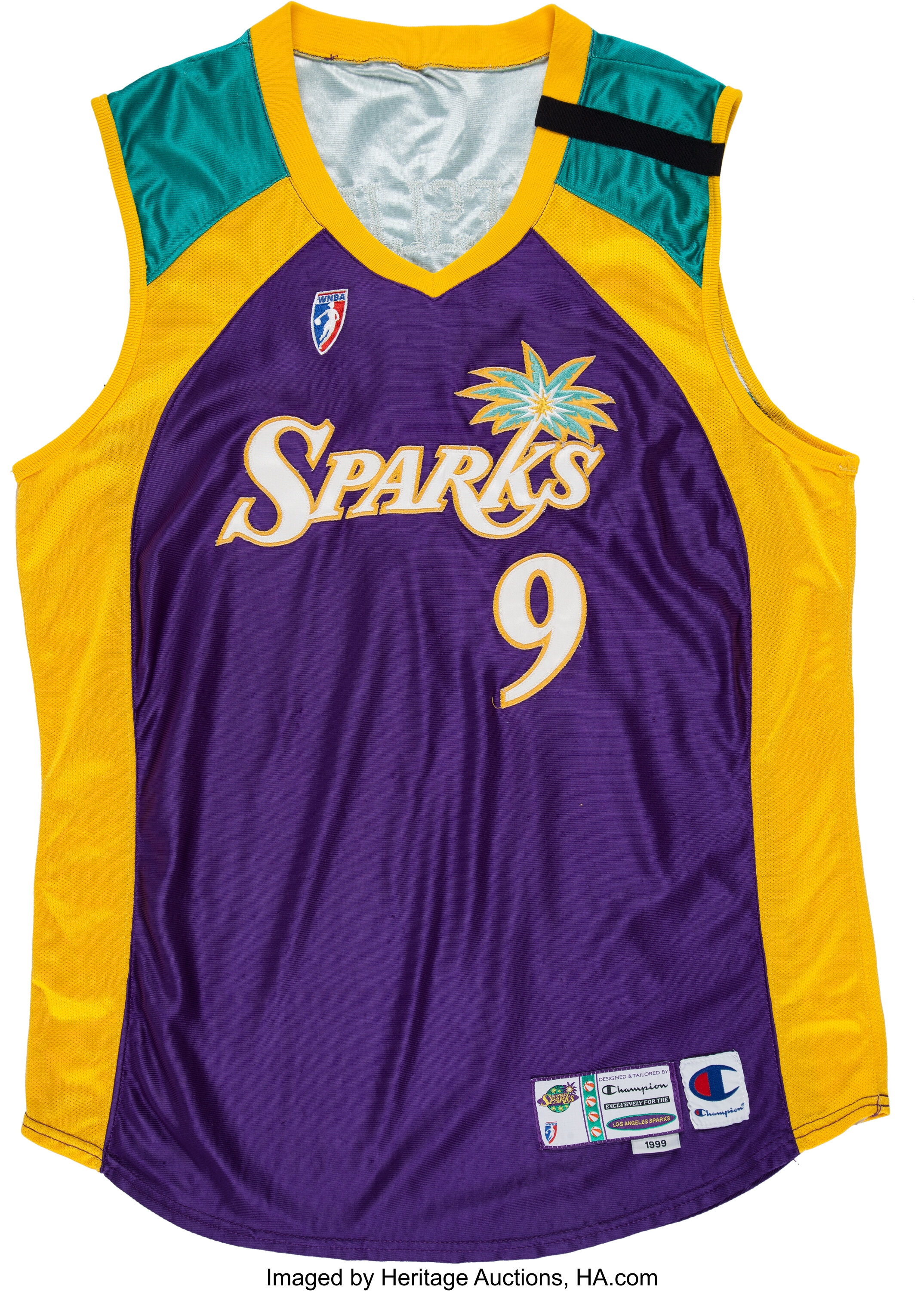 1999 Lisa Leslie Game Worn WNBA Los Angeles Sparks Jersey with, Lot #83790