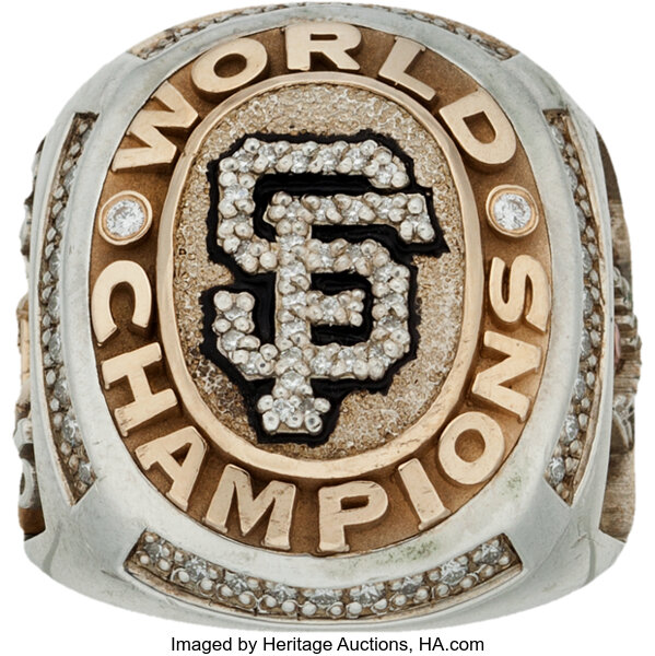 2010 San Francisco Giants World Series Championship Ring.