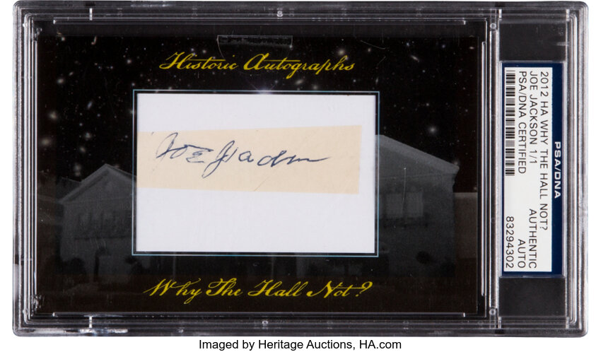 Shoeless Joe Jackson Facsimile Signed Framed 11x17 Photo Display