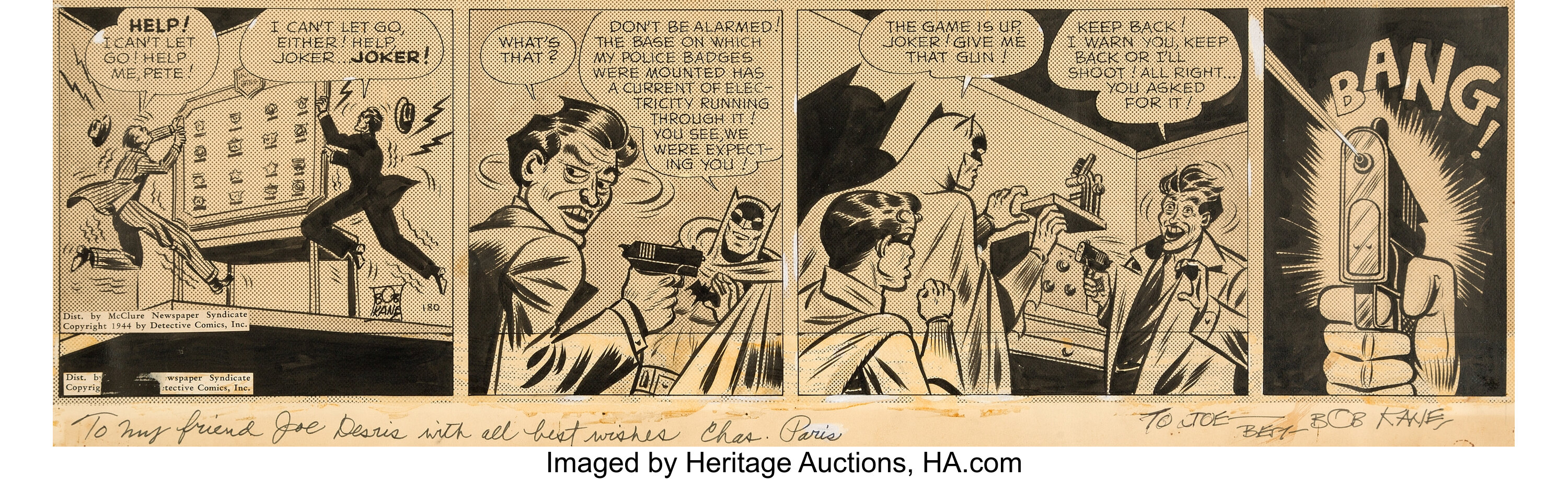 Bob Kane and Charles Paris Batman and Robin #180 Daily Comic Strip | Lot  #92176 | Heritage Auctions